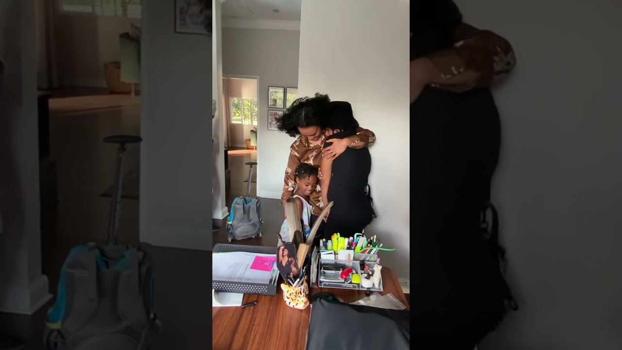WATCH: PEARL THUSI Surprises Her Children