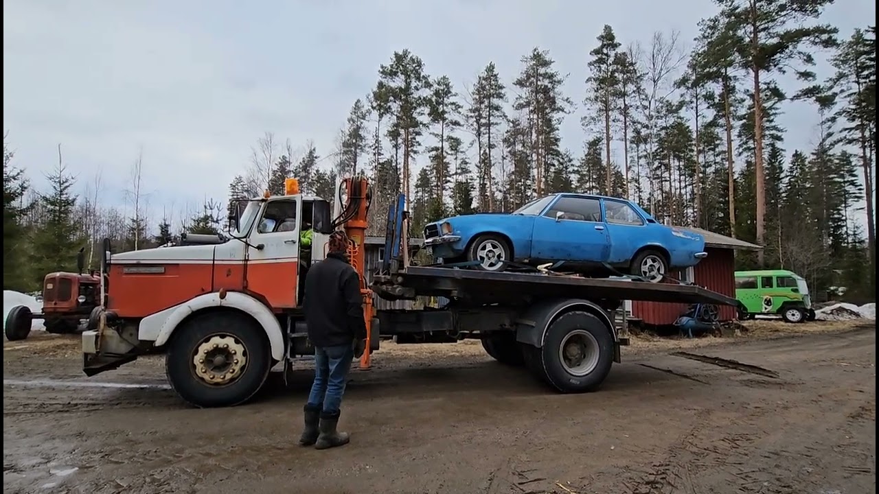 Opel Record lähti Sisulla uuteen kotiin.