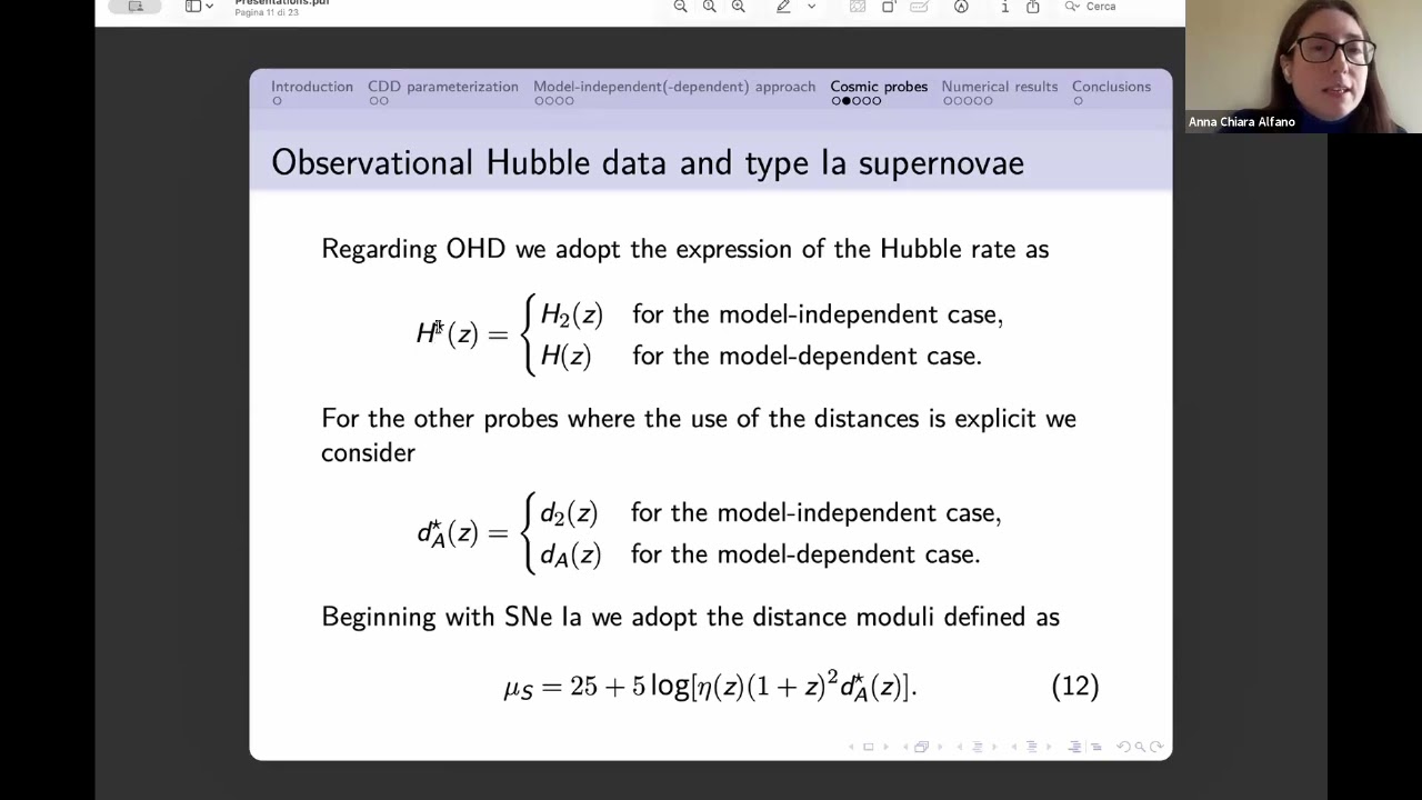 CosmoVerse Journal Club: Anna Chiara Alfano