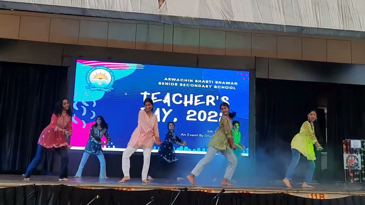 teachers day dance || ARWACHIN || bollywood theme
