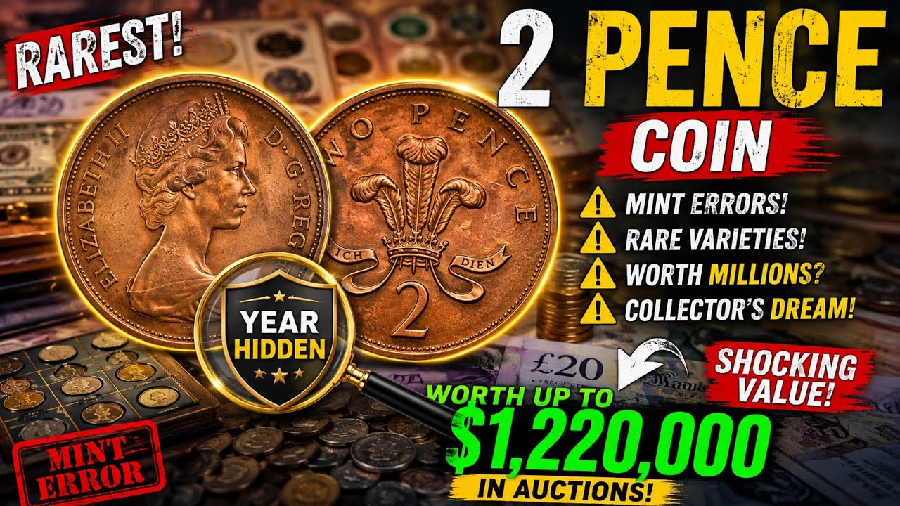 2 Pence Coin Worth  Million? Rare Errors & Valuable UK Coin Guide
