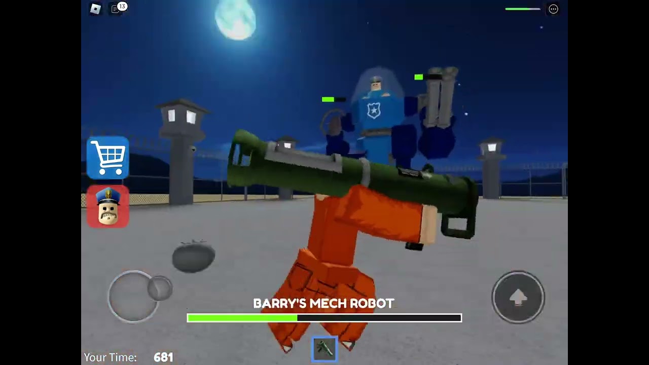 Сражение с BARRY в ROBLOX BARRY&rsquo;S PRISON RUN!  #boblox #roblox #мемы