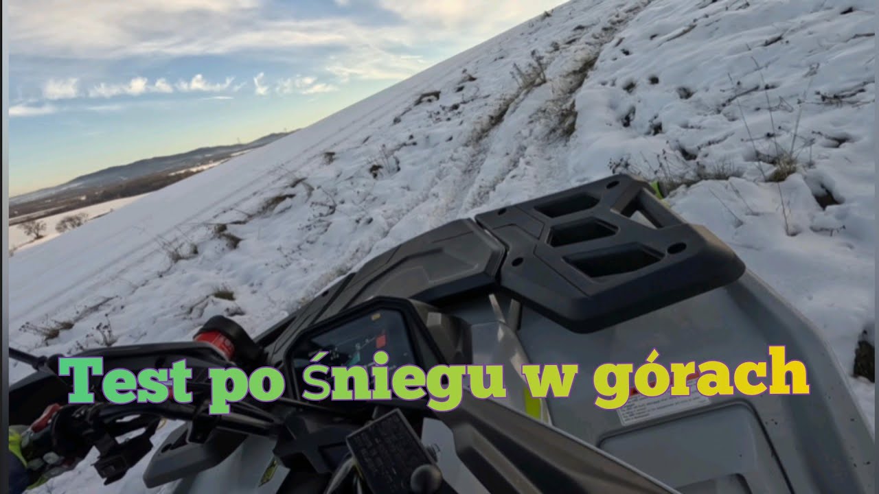 Linhai Landforce 650 pro #3 - Test po śniegu w górach. 