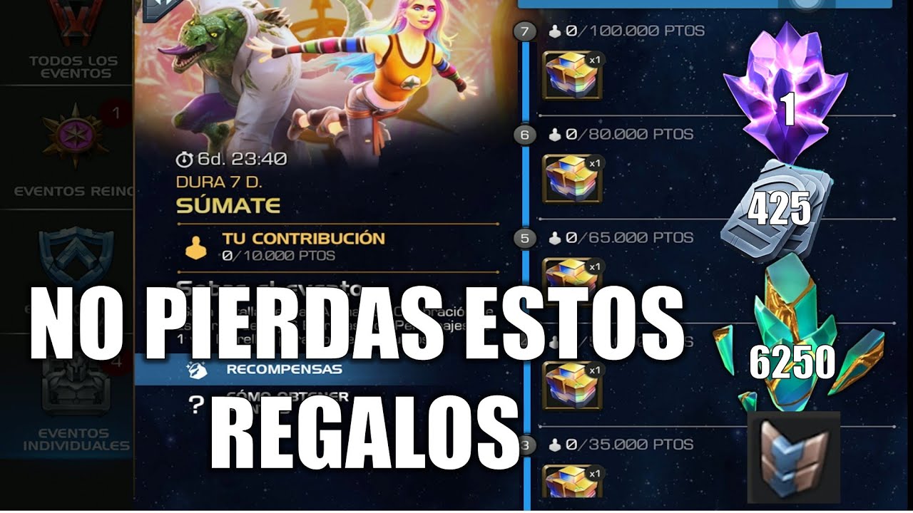 OBTEN TU CRISTAL 7⭐ + RUNAS + ESQUIRLAS TITAN &iquest;GRATIS? POR EL EVENTO ARENA CELEBRACION ESQUIRLAS