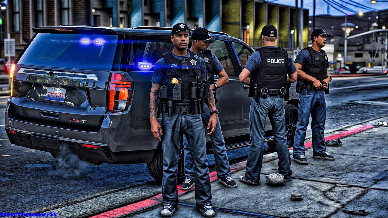 GTA 5 Gang Unit Patrol: Action in 4K