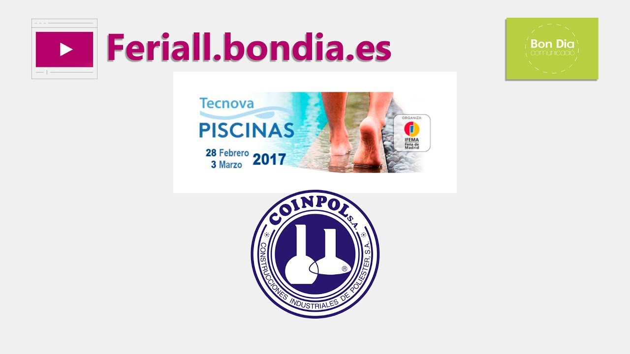 Coinpol - Tecnova Piscinas - 2017 - Feriall.bondia.es | Bon Dia Comunicació