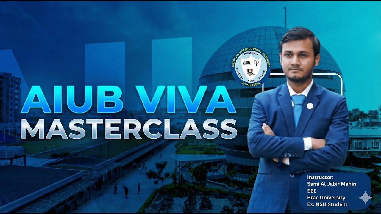 Crack the AIUB Viva 2025 || The Ultimate Preparation Strategy || Summer & Fall Sessions | AIUB Viba