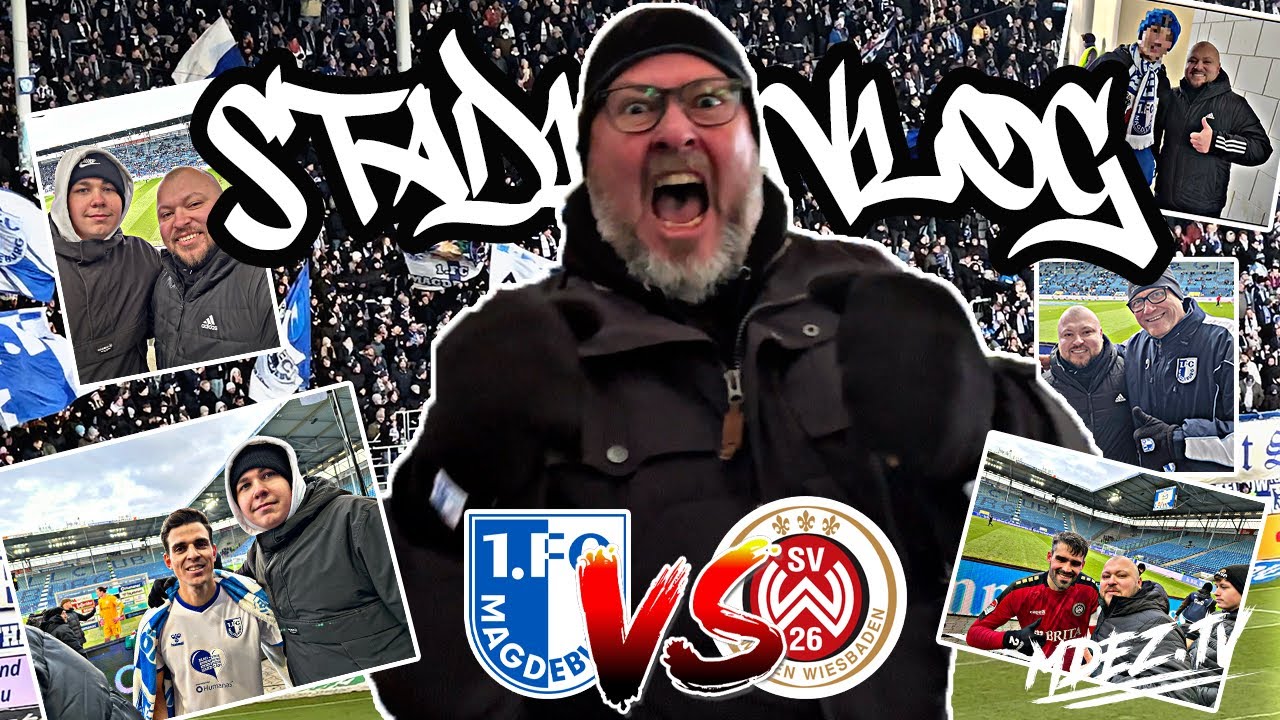 ITO lässt das ganze Stadion JUBELN 🔵⚪️ 1.FC MAGDEBURG vs WEHEN WIESBADEN STADIONVLOG