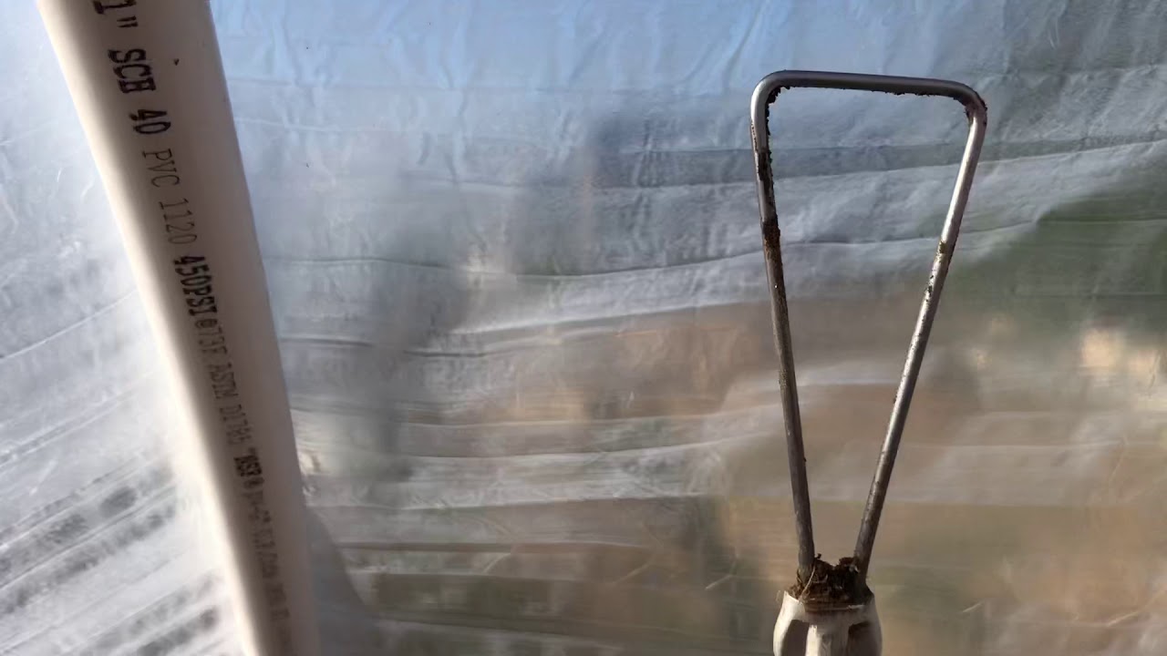 Weeding with Wire Hoe