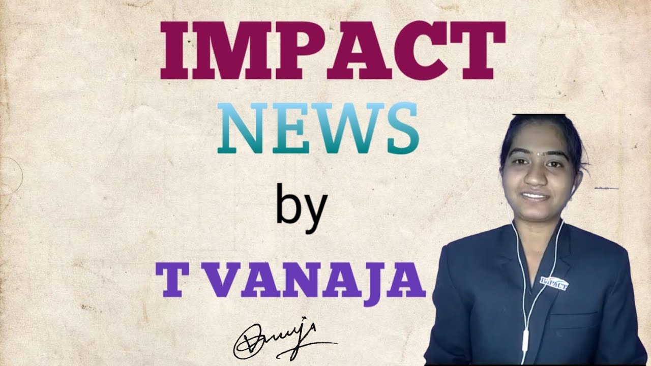 As a NEWS Reader by T Vanaja
