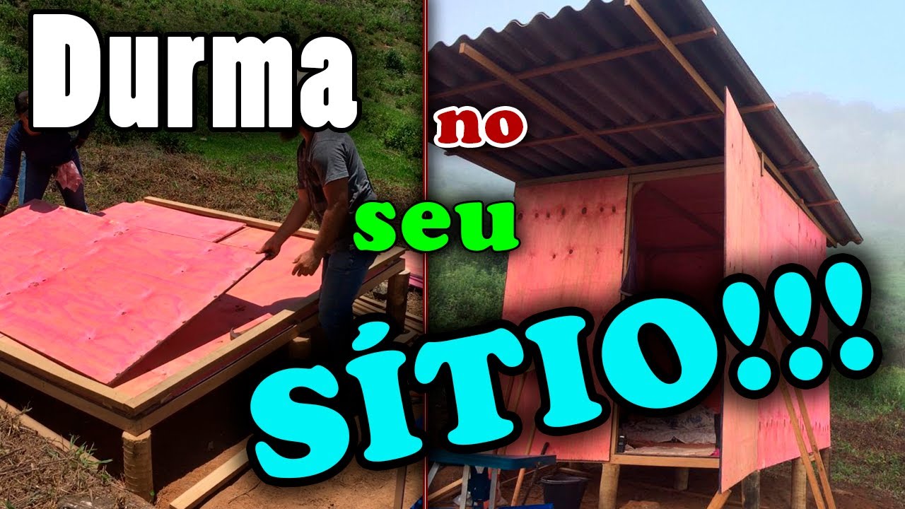 Sítio do zero!! TUDO sobre a construção do barraquinho, nosso abrigo nos finais de semana!