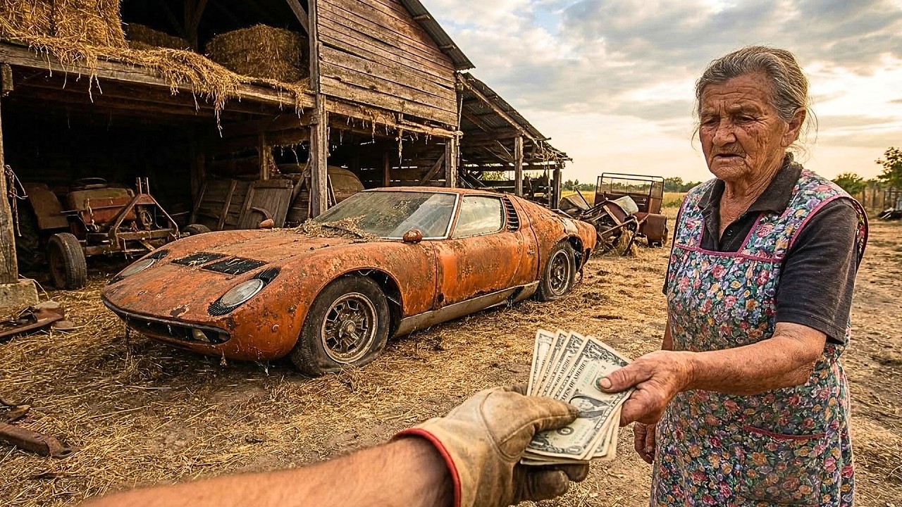 Bought a RUSTED Lamborghini Miura from an Old Farm! (Poor Grandma's Sales)