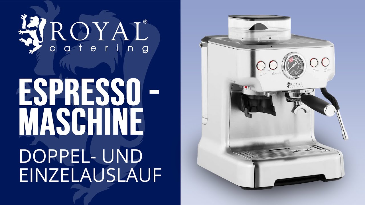 Espressomaschine Royal Catering RC-BCPM01 | Produktpr&auml;sentation