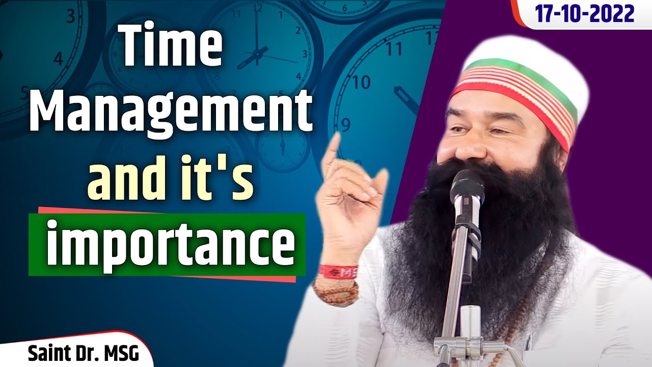 Time Management & Its Importance | Tips by Saint Dr. MSG | Online Spiritual Discourse | Barnawa (UP)