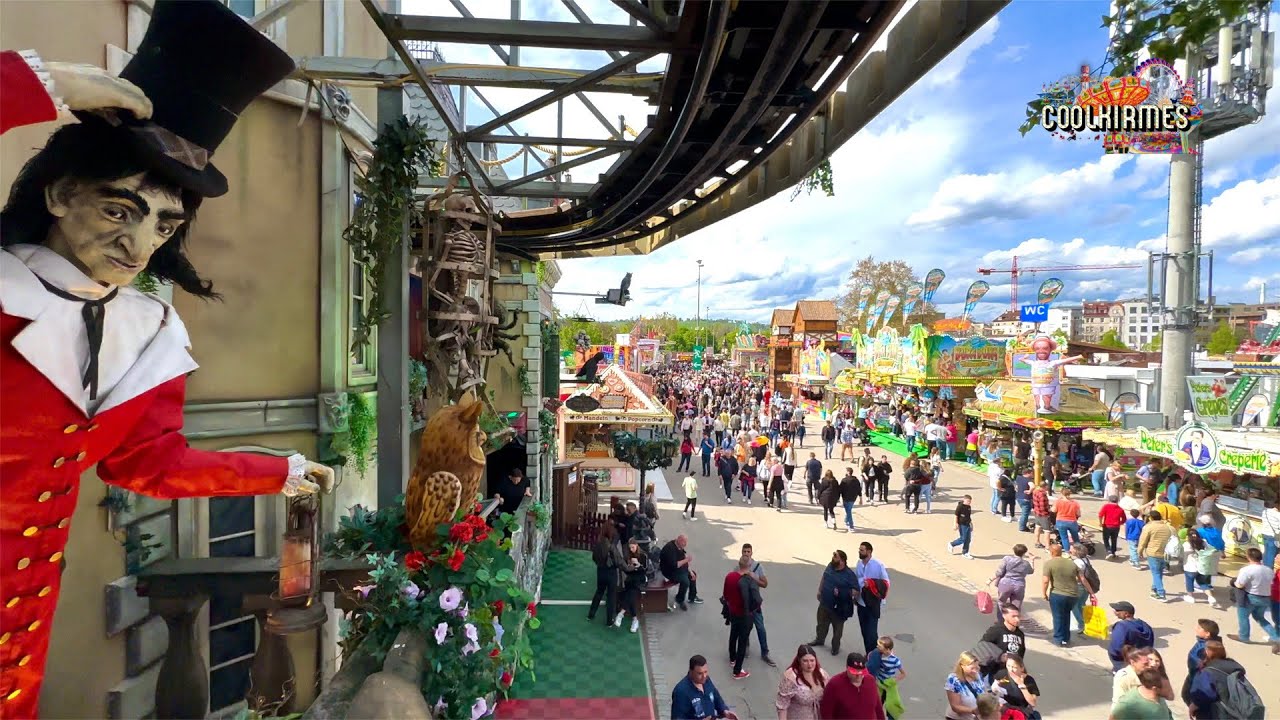 Haunted Mansion Hinzen | Onride Video [ Stuttgarter Frühlingsfest 2023 ] - clip by coolkirmes