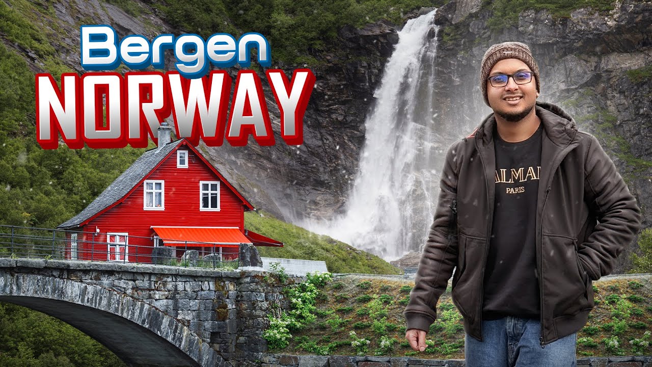 ঝরনা-পাহাড়ে ঘেরা মনোমুগ্ধকর এক দেশ নরওয়ে ❤️- Bergen Norway Tour