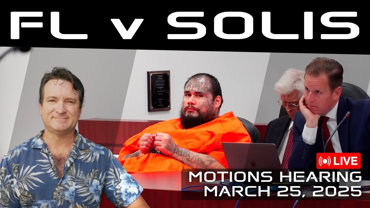 LIVE: FL v. Oscar Solis - Uber Driver Dismemberment - Motions Hearing