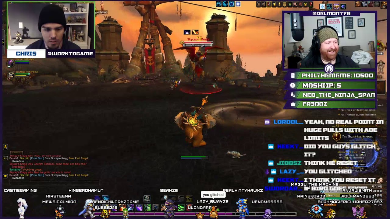 WOW Shadowlands Laughing at bugged out boss (Controller Gameplay no add-ons)
