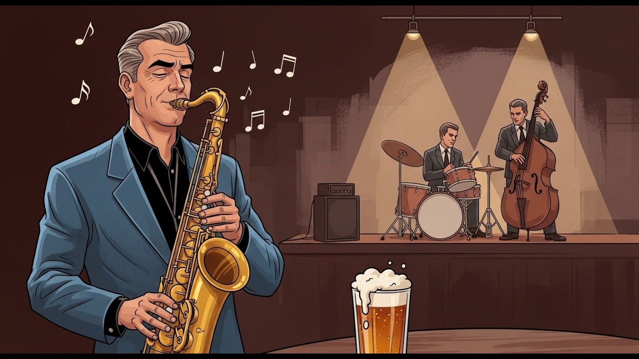 🌊 Moon Tide Lounge – Gentle Jazz for Evening Ease