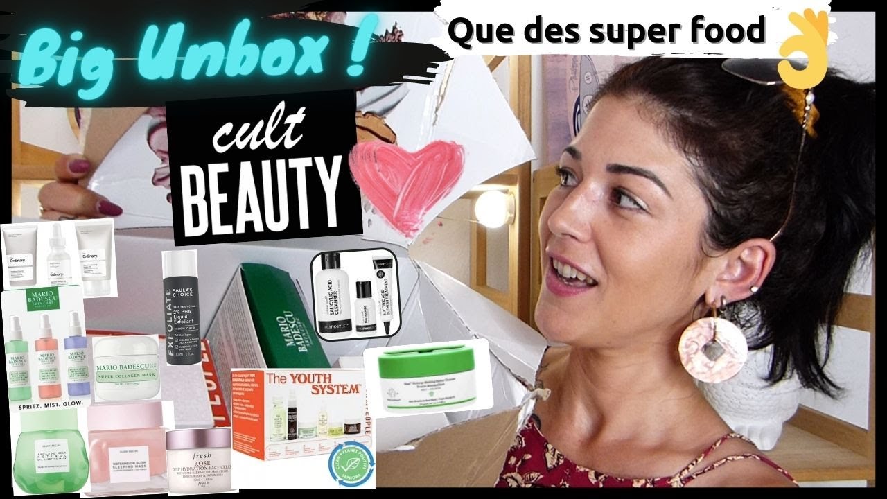 De retour avec un énorme colis Cult beauty ! Que des super food skincare ! 👌 Merci le Black friday