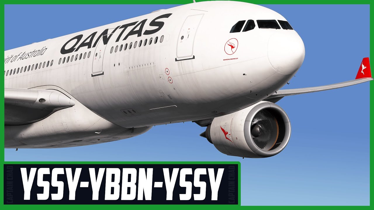 MSFS2024 | Real World Qantas OPS | HEAVY Airbus Week: A330 | Sydney - Brisbane (Round-Trip) | VATSIM