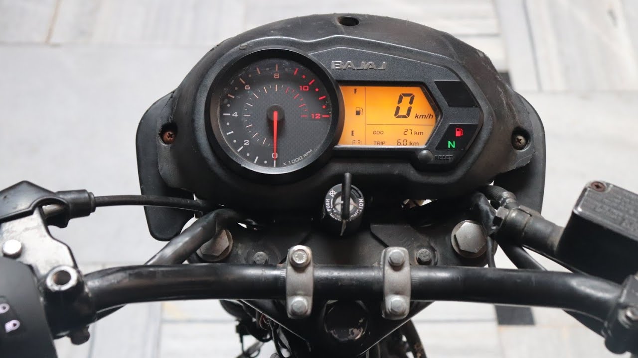 install pulsar 135 digital meter in splendor + | modified digital meter
