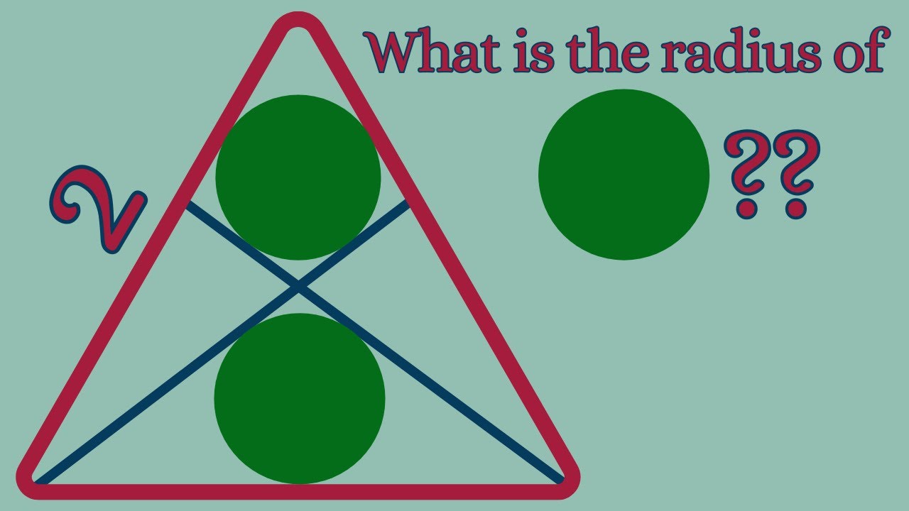 Find the missing radius!
