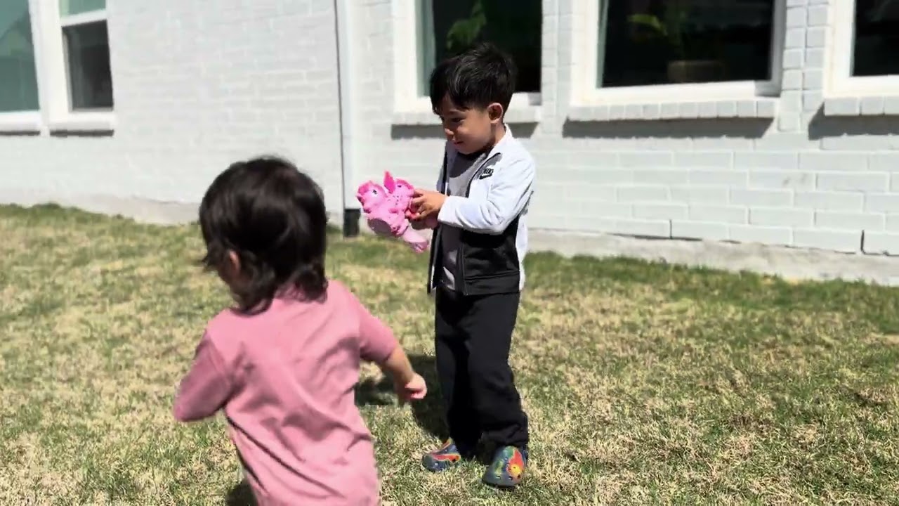 Nicholas and Noemi playing | 3-2-24