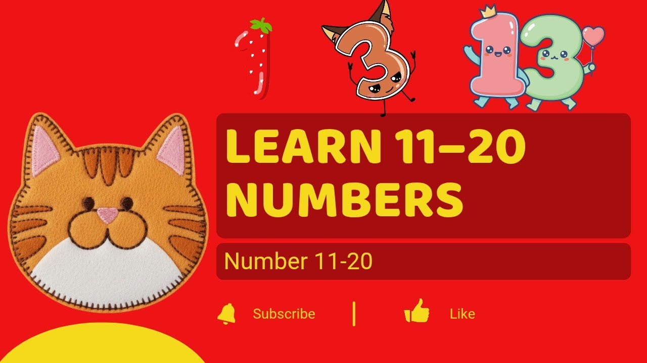 Numbers 11–20 | Learn Numbers for Kids