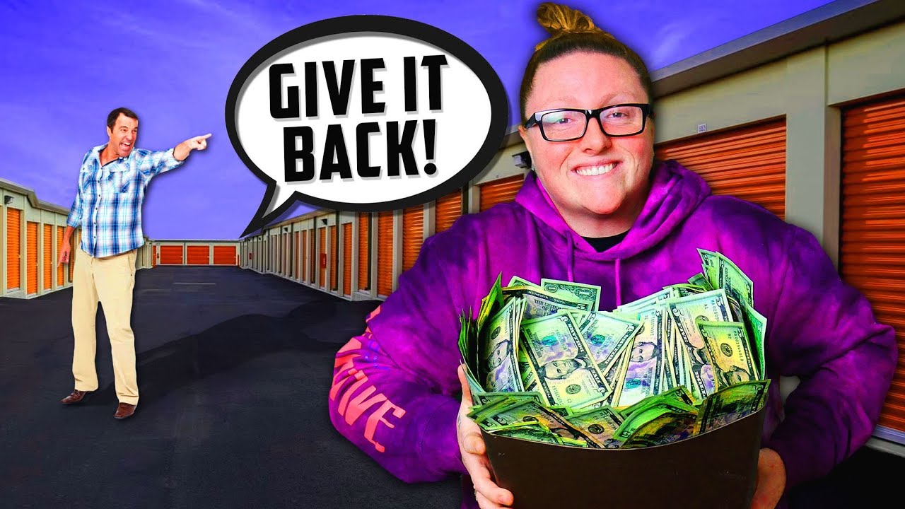 Found Trash Can With MONEY In $1,000 Crazy Former Owner Storage Unit!