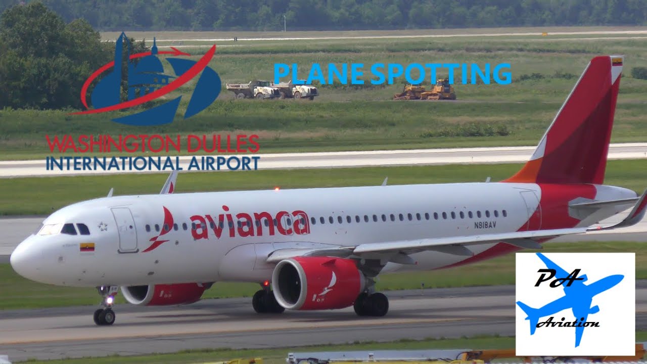 WASHINGTON DULLES (IAD) AIRPORT PLANE SPOTTING