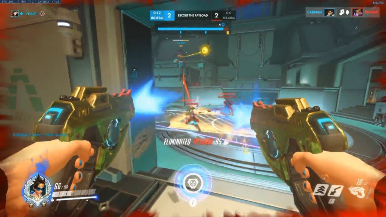 Overwatch Kabaji Is That A Human Aimbot Maybe? -Soldier & Tracer-