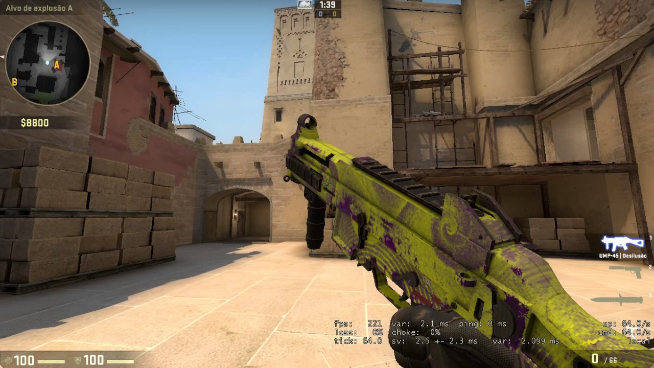 CS GO: UMP-45 Desilus&atilde;o (Testada em Campo)