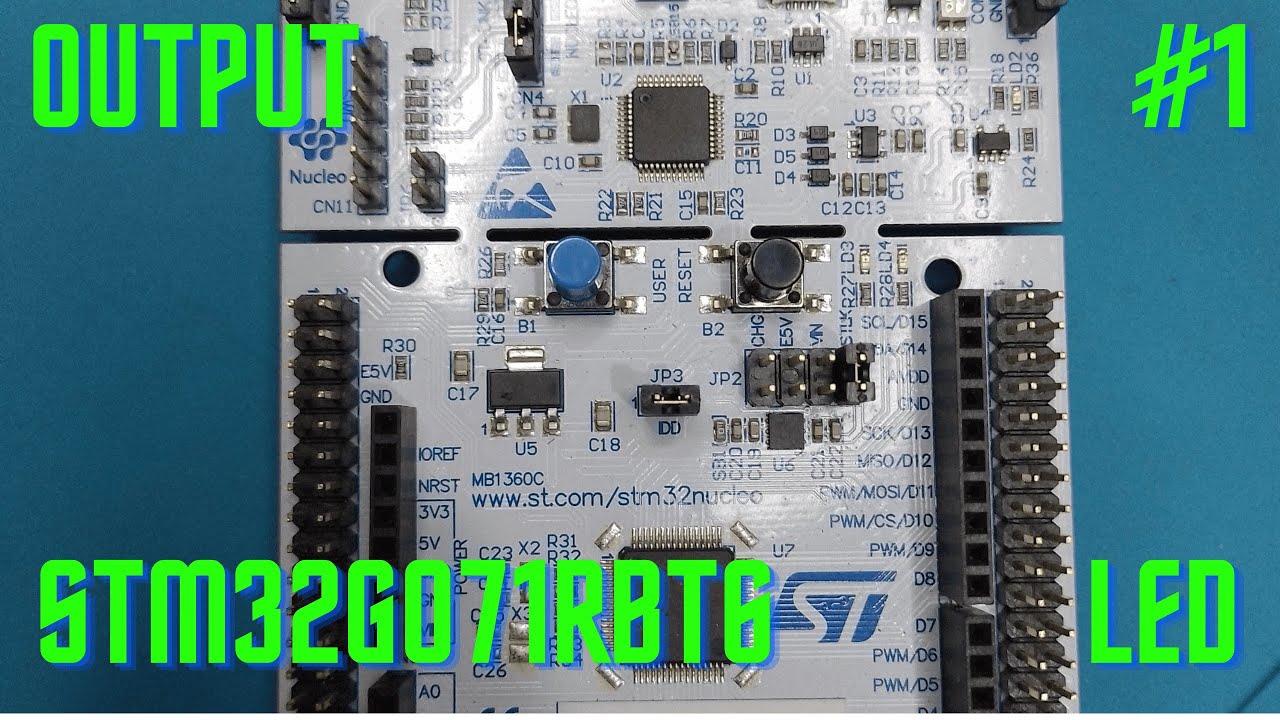 STM32 HAL GPIO output led #1