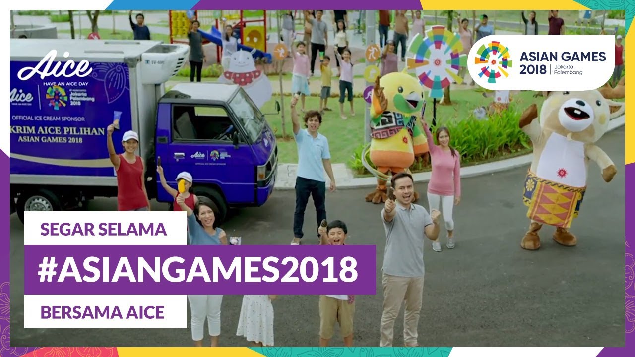 Segar selama #AsianGames2018 bersama AICE