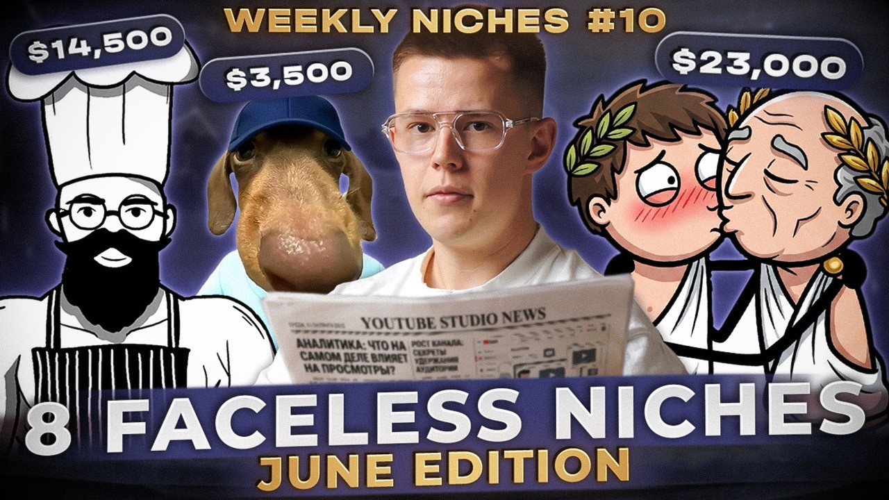 8 BEST Faceless YouTube Niches In June 2026