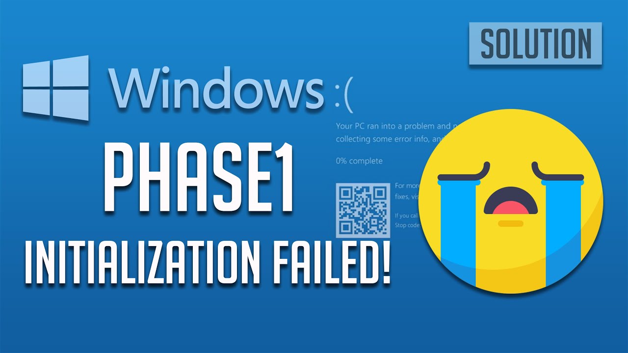 PHASE1 INITIALIZATION FAILED BSOD Fix in Windows 10/8/7 [2026 Tutorial]