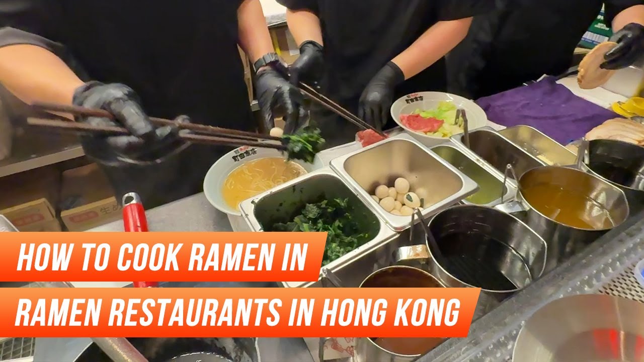 How to cook ramen in ramen restaurant in Hong Kong [Ramen Franchise Business]