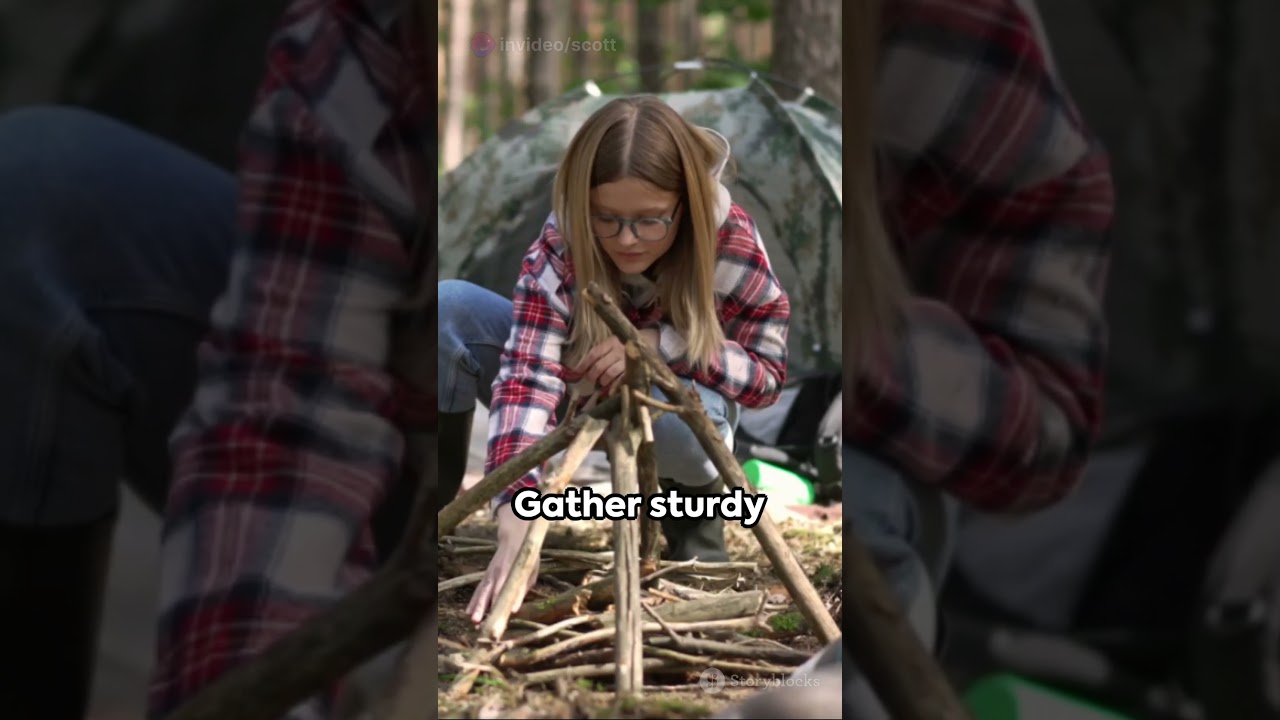 Fastest Way To Build A Shelter | Wilderness Survival  #nature #wilderness #wildernesscamping