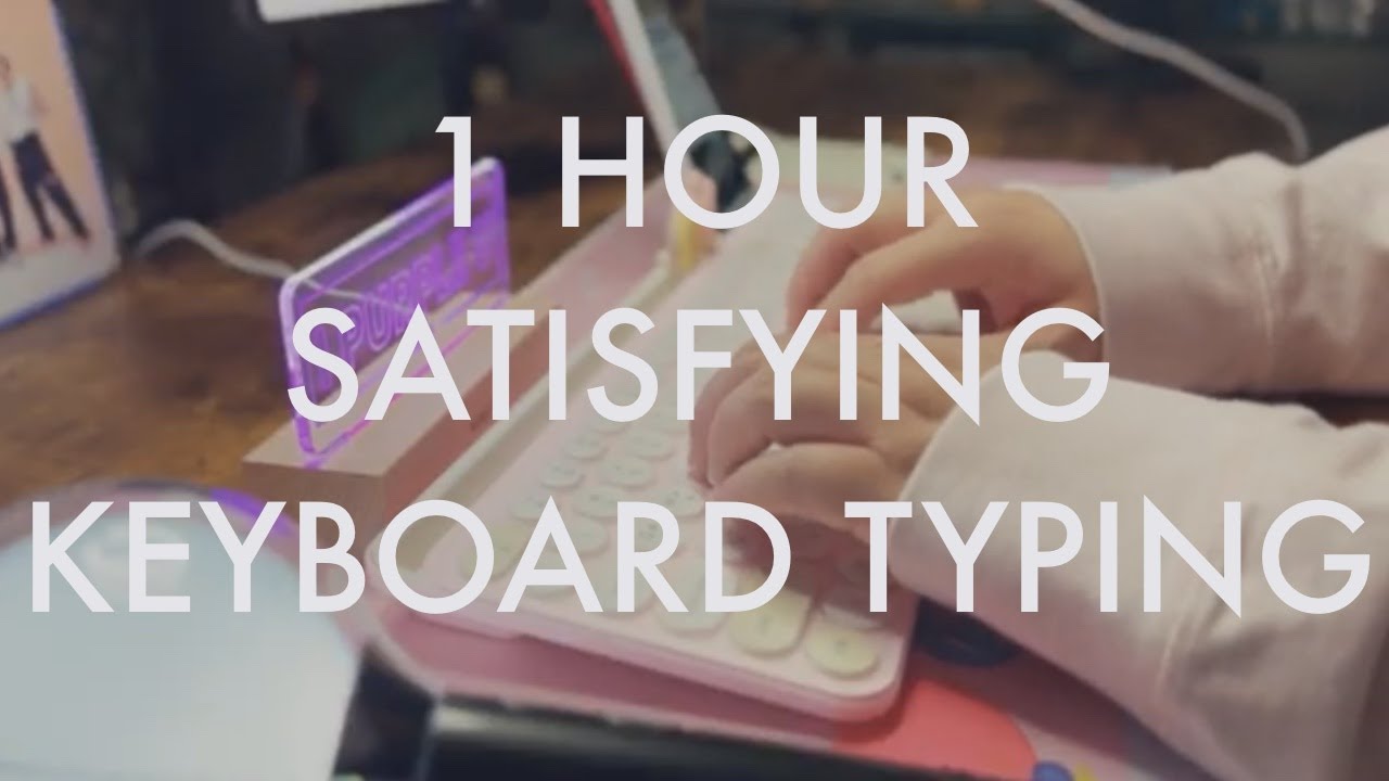 SATISFYING ASMR KEYBOARD TYPING: BT21 COOKY EDITION (1 HOUR) #asmr #keyboard #asmrbts #cooky #bts