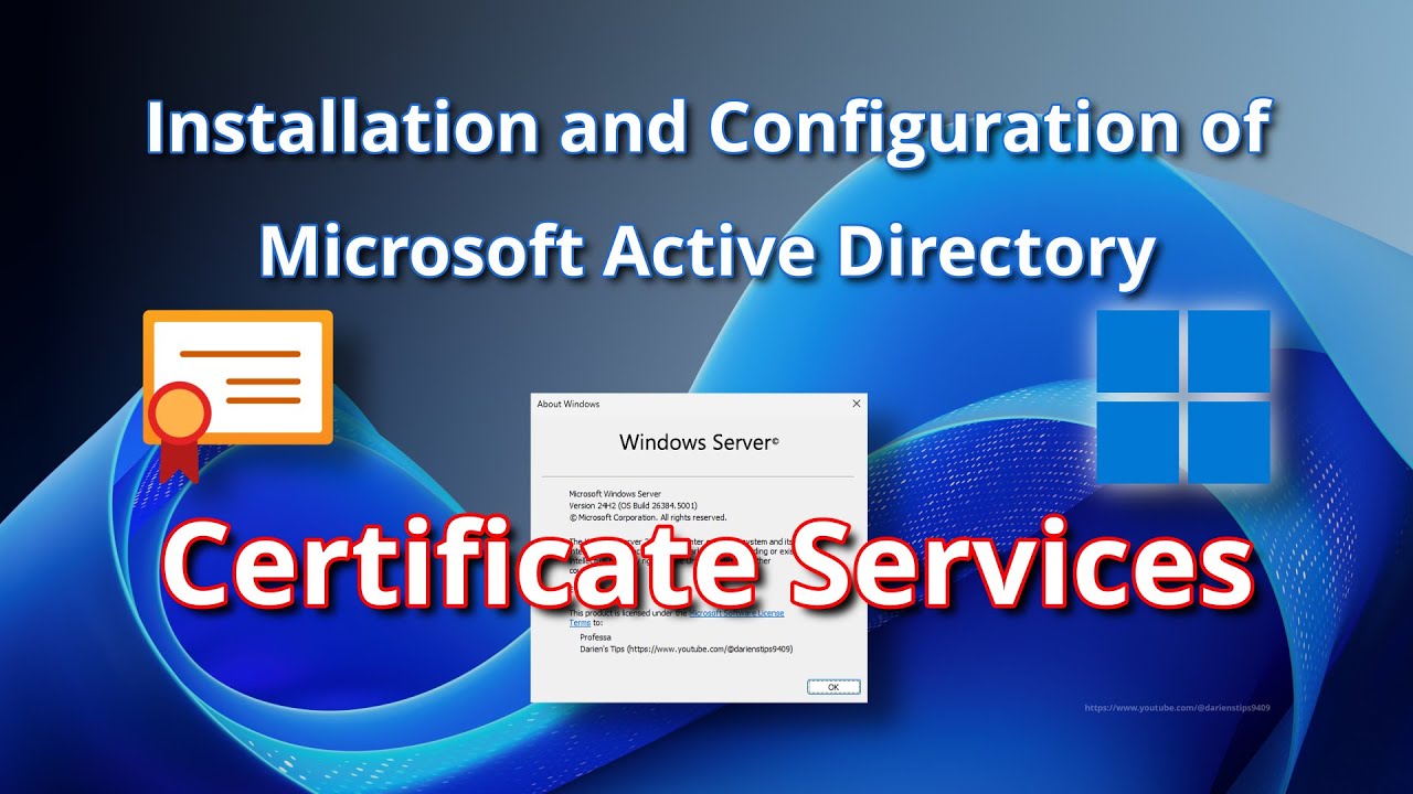 How to Install and Configure Active Directory Certificate Services, Windows Server 2025 (AD CS)