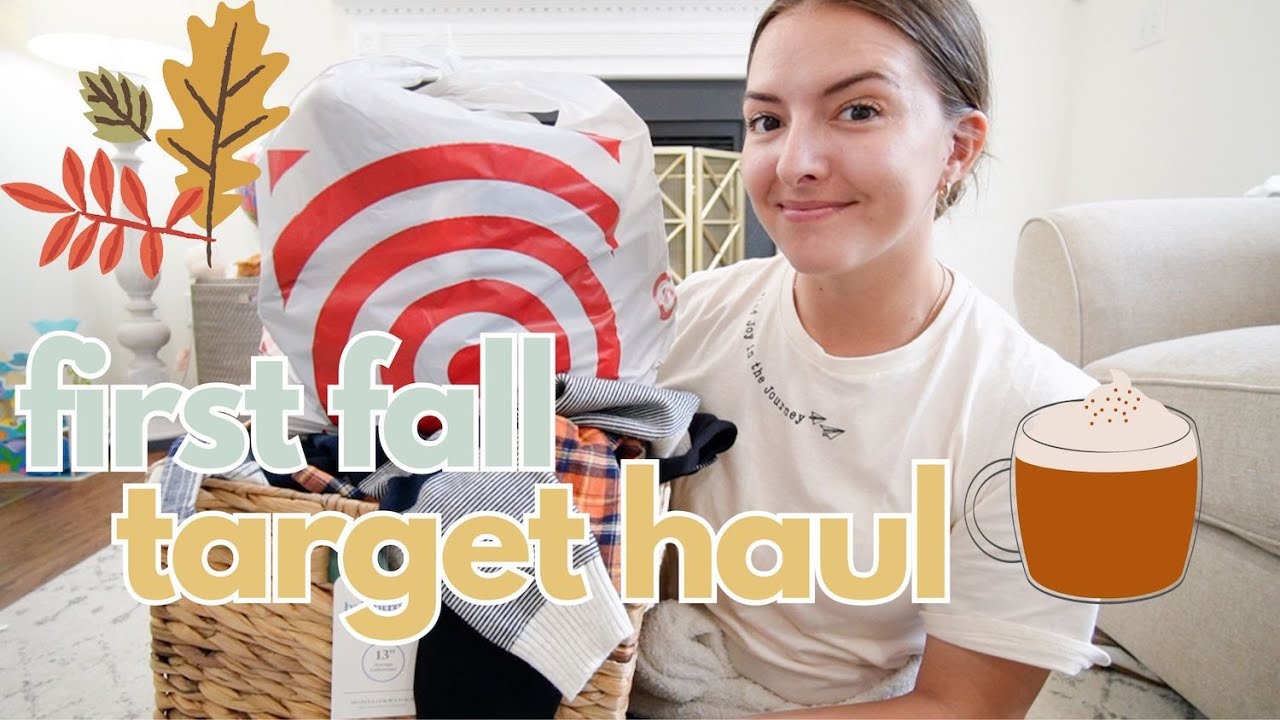 MY *FIRST* FALL TARGET HAUL 2022 🍁🍂 | kids clothes, back to school stuff, tops for me | KAYLA BUELL