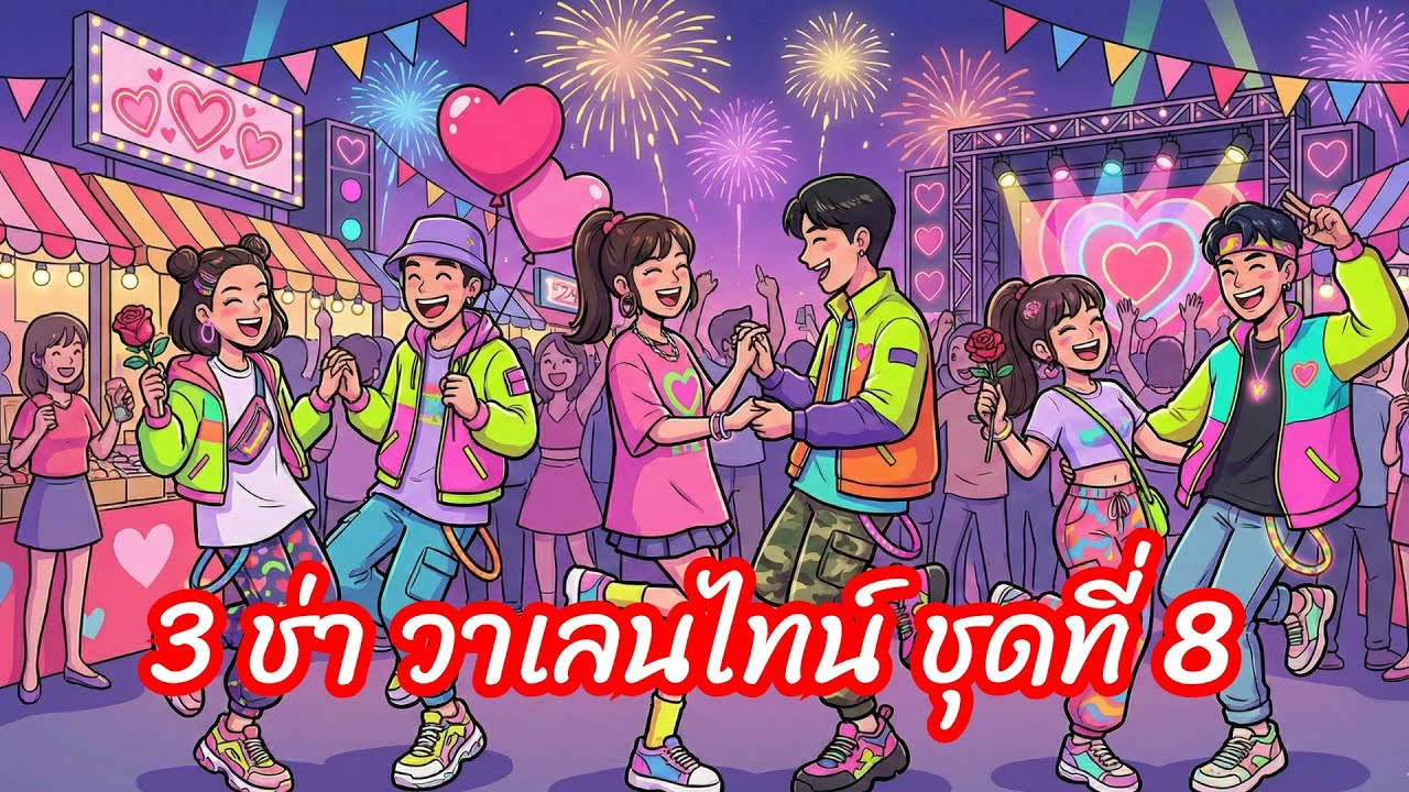 [ชุดที่ 8] รวมเพลง 3 ช่า วาเลนไทน์  - แดนซ์โจ๊ะๆ มันส์รับวันแห่งความรัก 2026