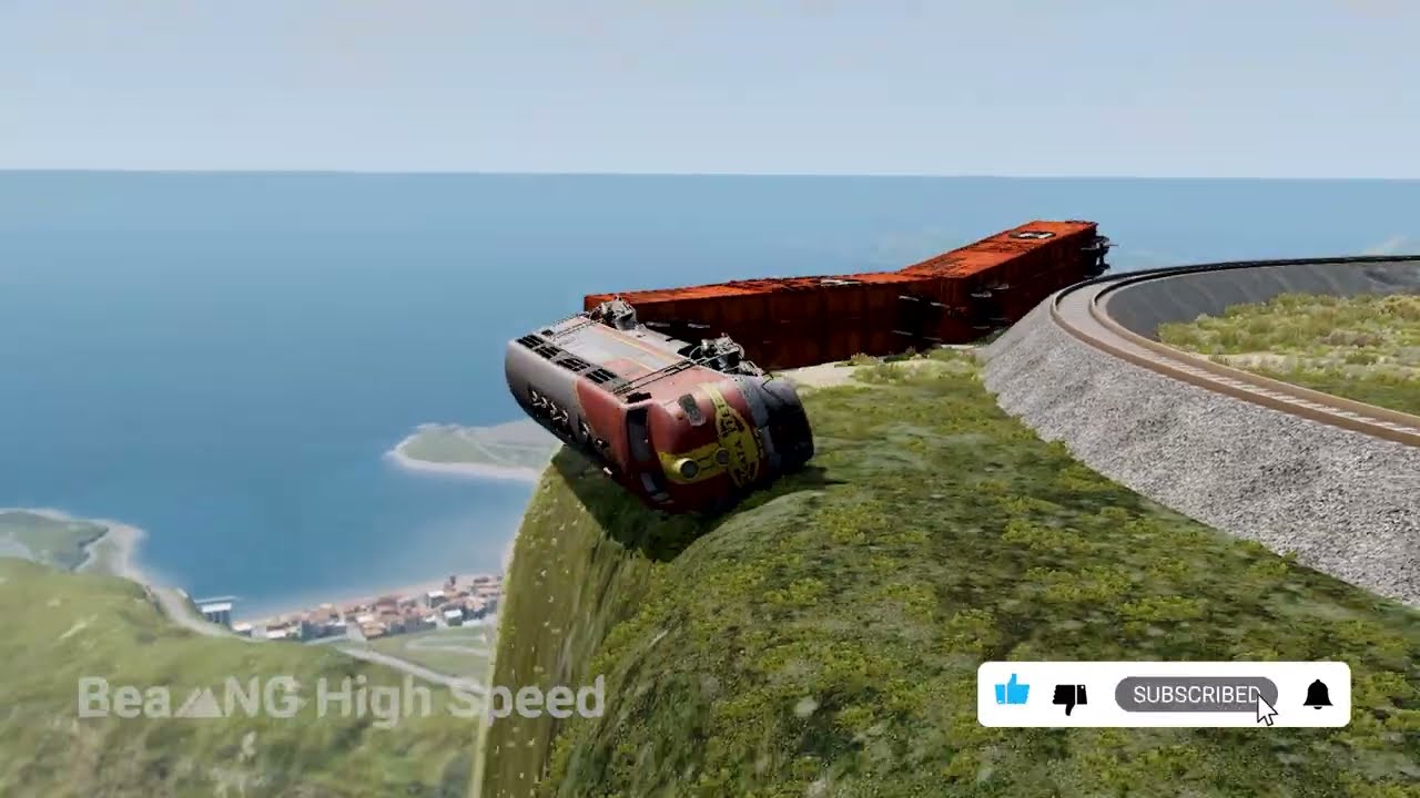 Epic Trains vs High Speed Crashes & Ultimate Derailments #11 – BeamNG.drive | BeamNG High Speed