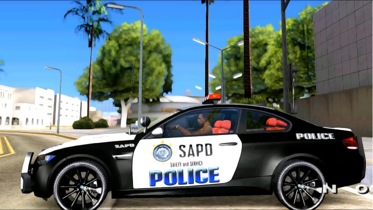 BMW M3 e92 Police - GTA MOD _REVIEW