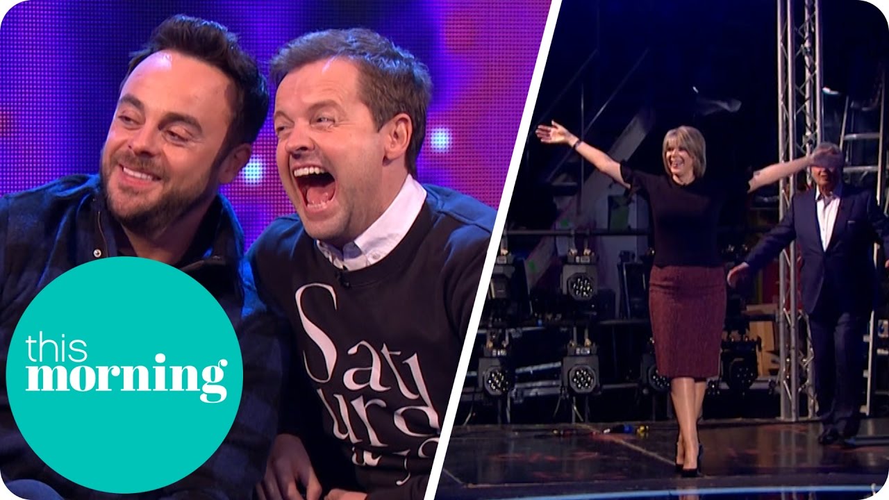Eamonn and Ruth Gatecrash Ant and Dec's Saturday Night Takeaway Rehearsals | This Morning