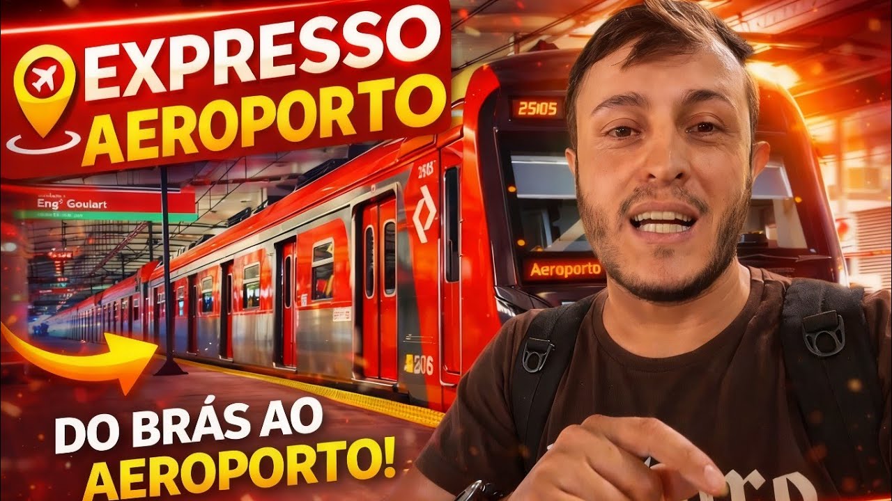 Como ir de trem de SÃO PAULO AO AEROPORTO INTERNACIONAL DE GUARULHOS - Expresso Aeroporto da CPTM