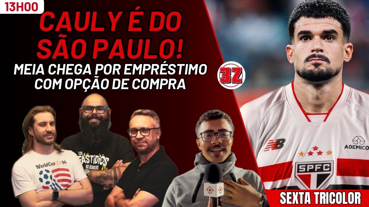 CAULY CHEGA POR EMPRÉSTIMO E ARBOLEDA SEGUE FORA! - Live Sexta Tricolor #110