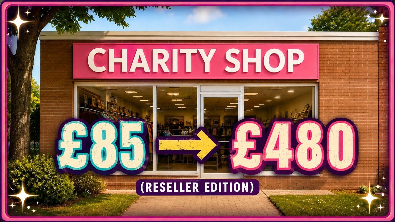 I Turned £85 into £480 Reselling Charity Shop Finds!