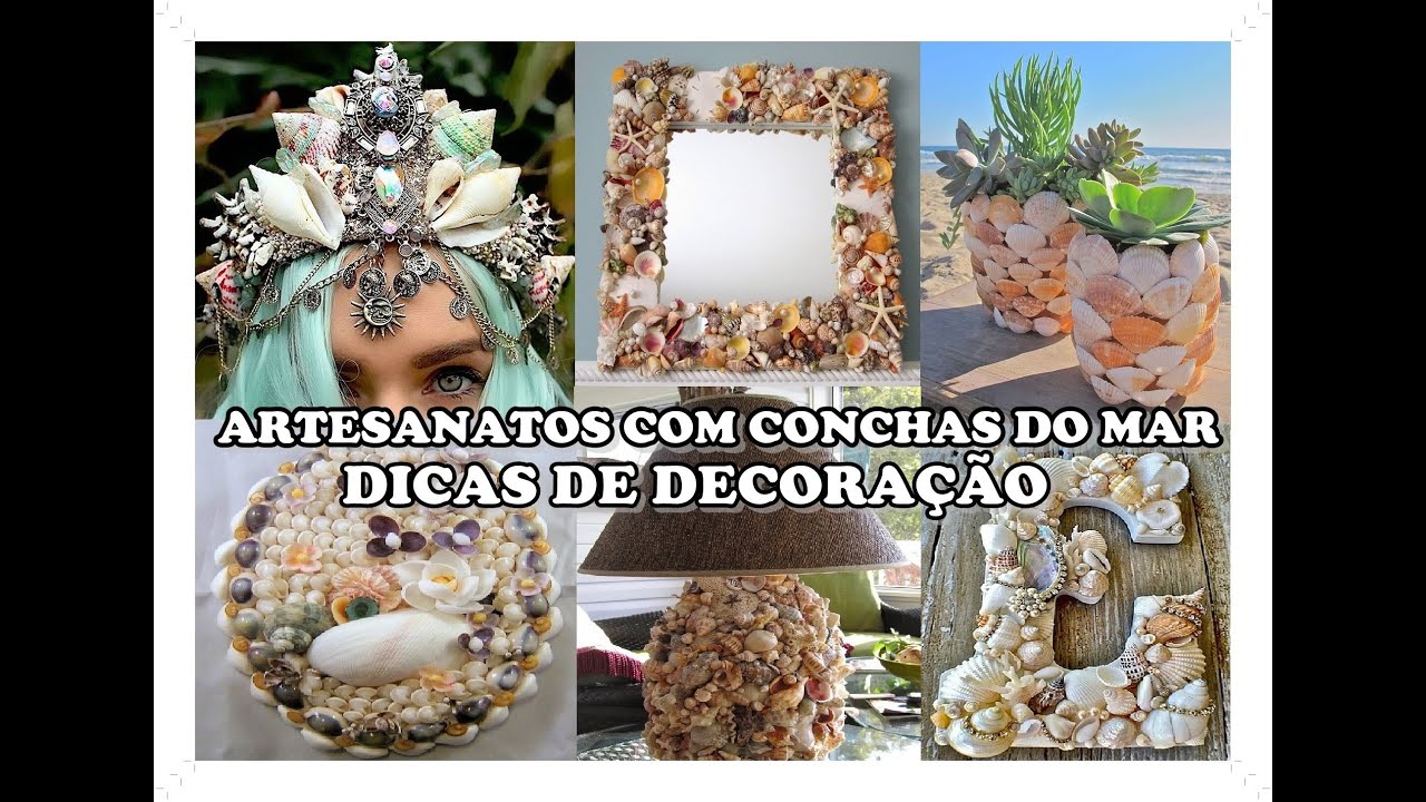 ARTESANATOS COM CONCHAS DO MAR | DIY: 100 DECORAÇÕES MARAVILHOSAS 😍